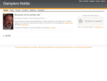 Tablet Screenshot of giampieronobile.effectiveweb.it