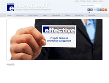 Tablet Screenshot of effectiveweb.it